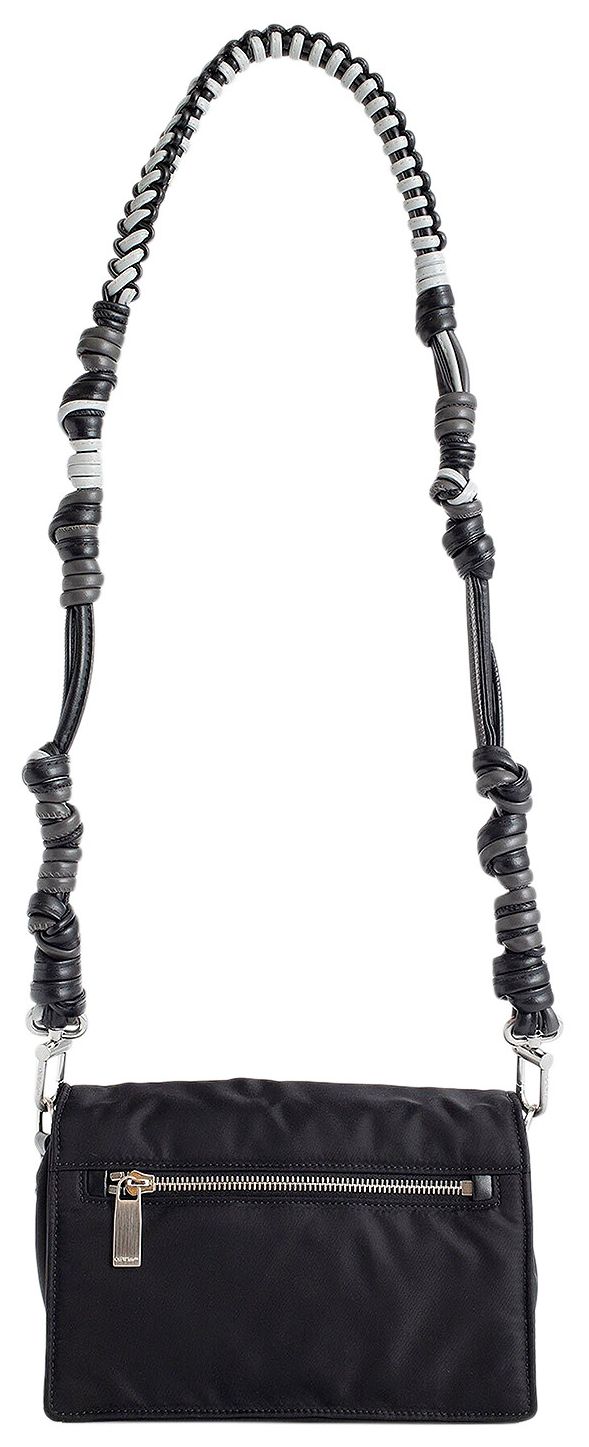 Off White Jitney 14 Soft Shoulder Bag Black