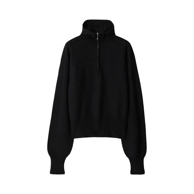 Berrywood Burgundy Cropped Quarter-Zip Sweatshirt
