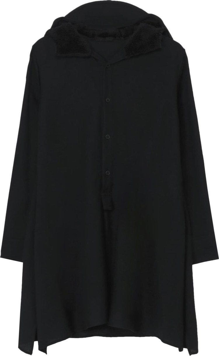 Yohji Yamamoto Hood Mini Dress 'Black'
