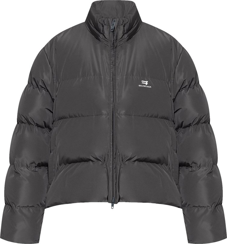 Balenciaga Sports Icon Oversized Puffer Jacket 'Grey'