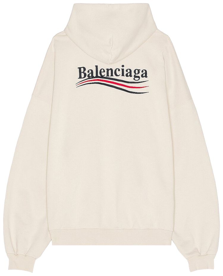 Balenciaga Large Fit Hoodie Light Beige