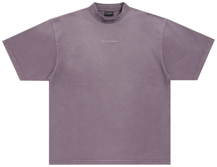 balenciaga t shirt mens purple