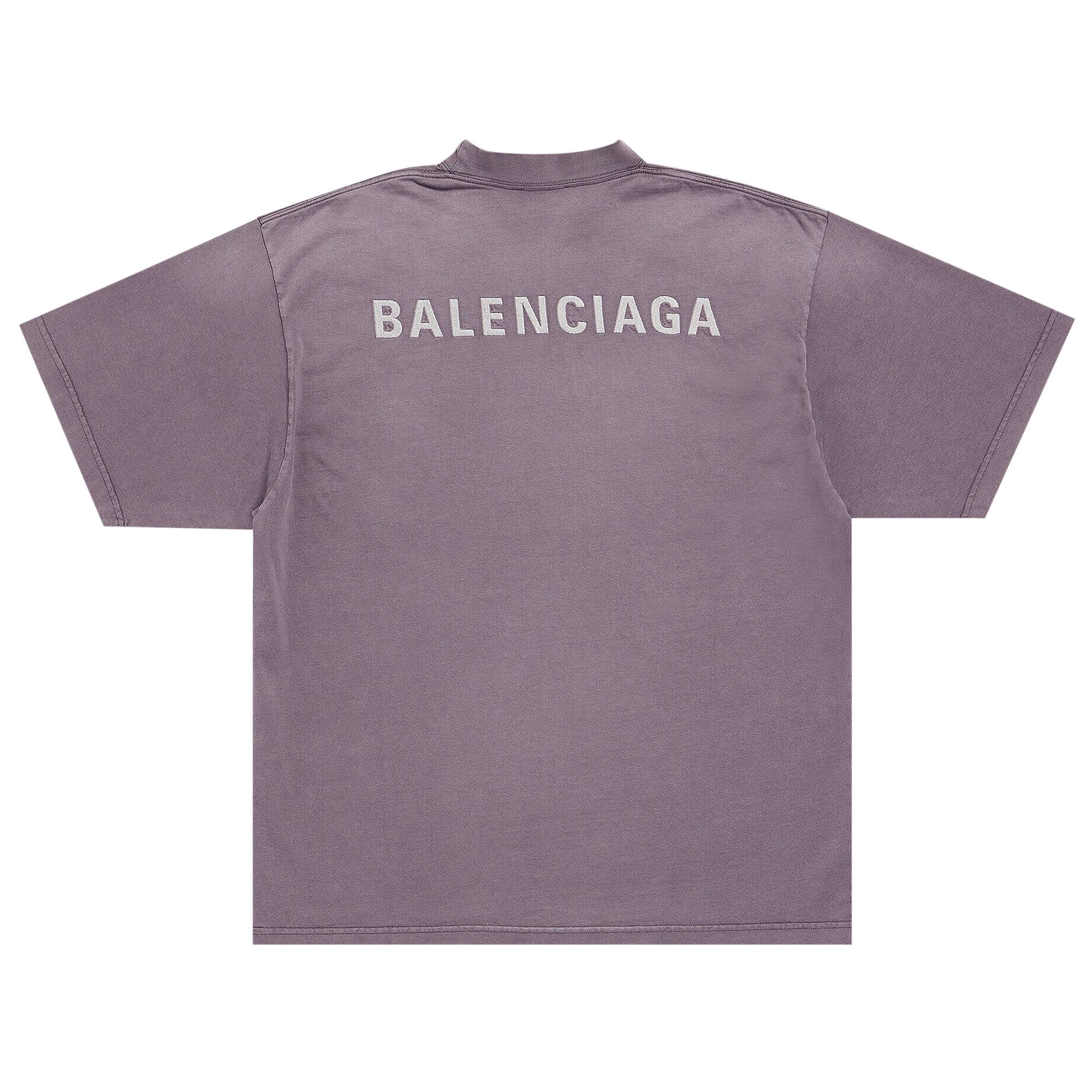 Buy Balenciaga Medium Fit T-Shirt 'Purple' - 764235 TPVK1 5500 | GOAT