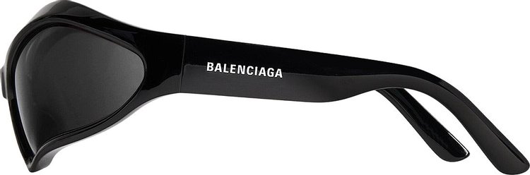 Balenciaga Fennec Oval Sunglasses Black