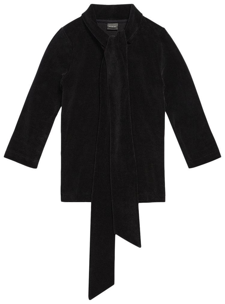 Balenciaga Scarf Turtleneck Black