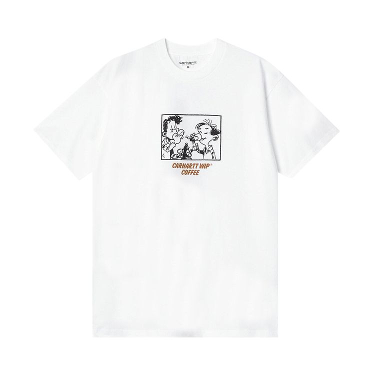 Carhartt WIP Coffee Short Sleeve Tee White