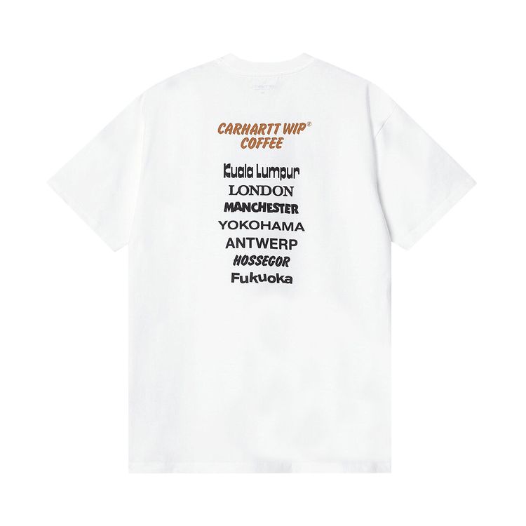 Carhartt WIP Coffee Short Sleeve Tee White