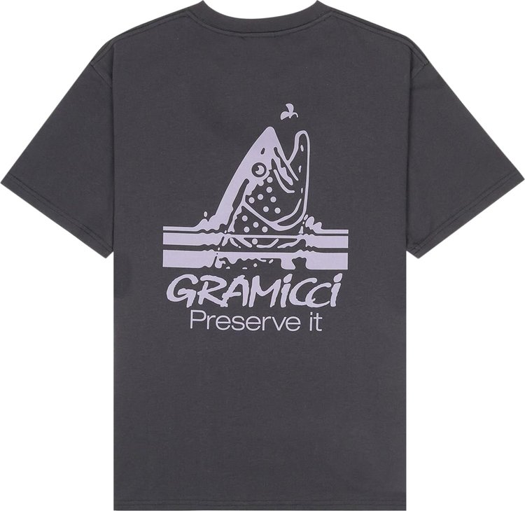 Gramicci Trout Short Sleeve Tee Black