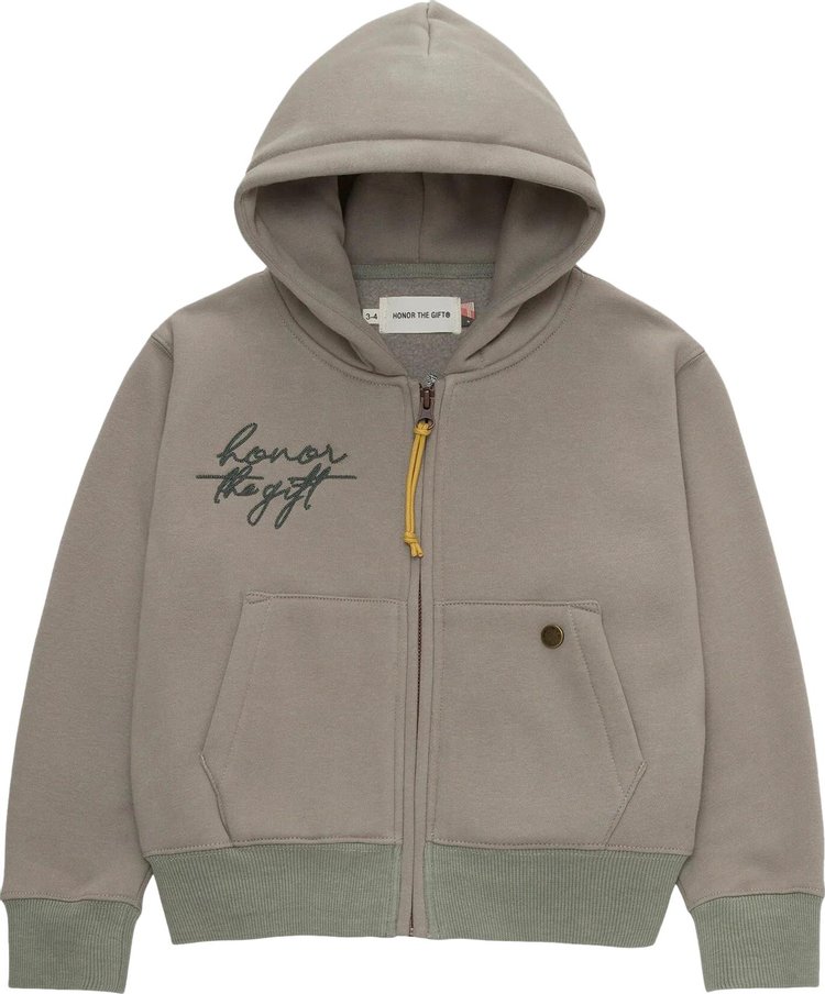 Honor The Gift Kids Truth Full Zip Hoodie 'Grey'