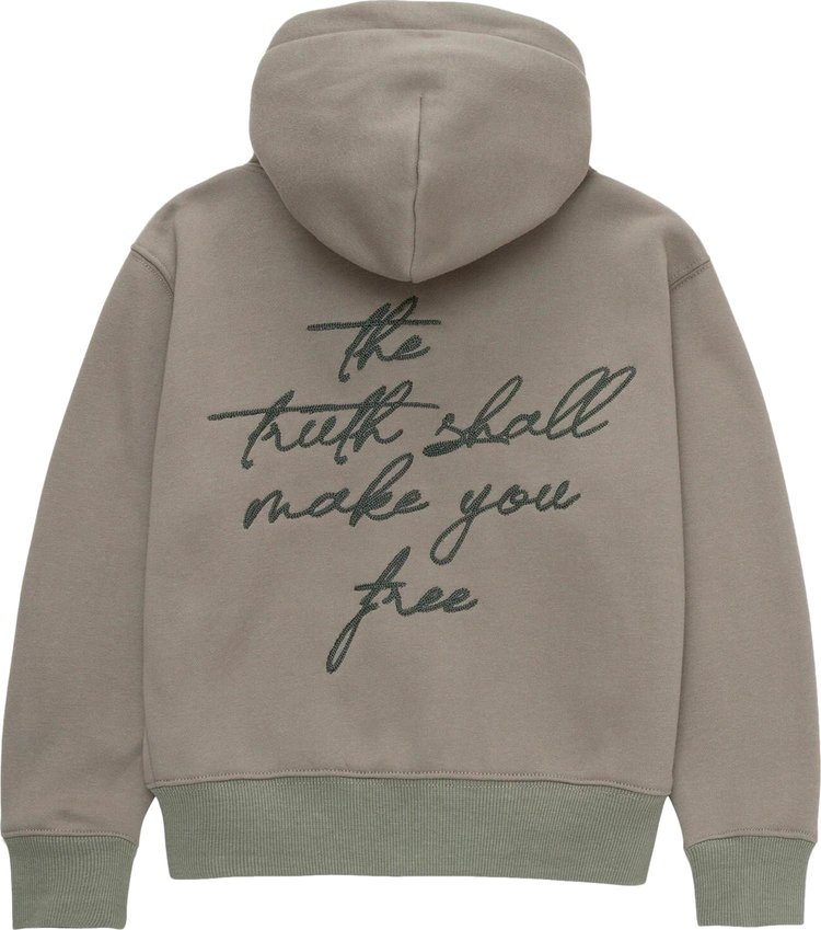 Honor The Gift Kids Truth Full Zip Hoodie Grey