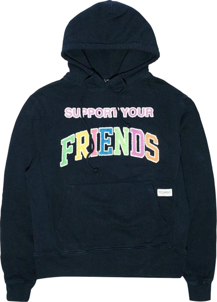 Kids of Immigrants Support Your Friend 4.0 Hoodie 'Multicolor/Navy'