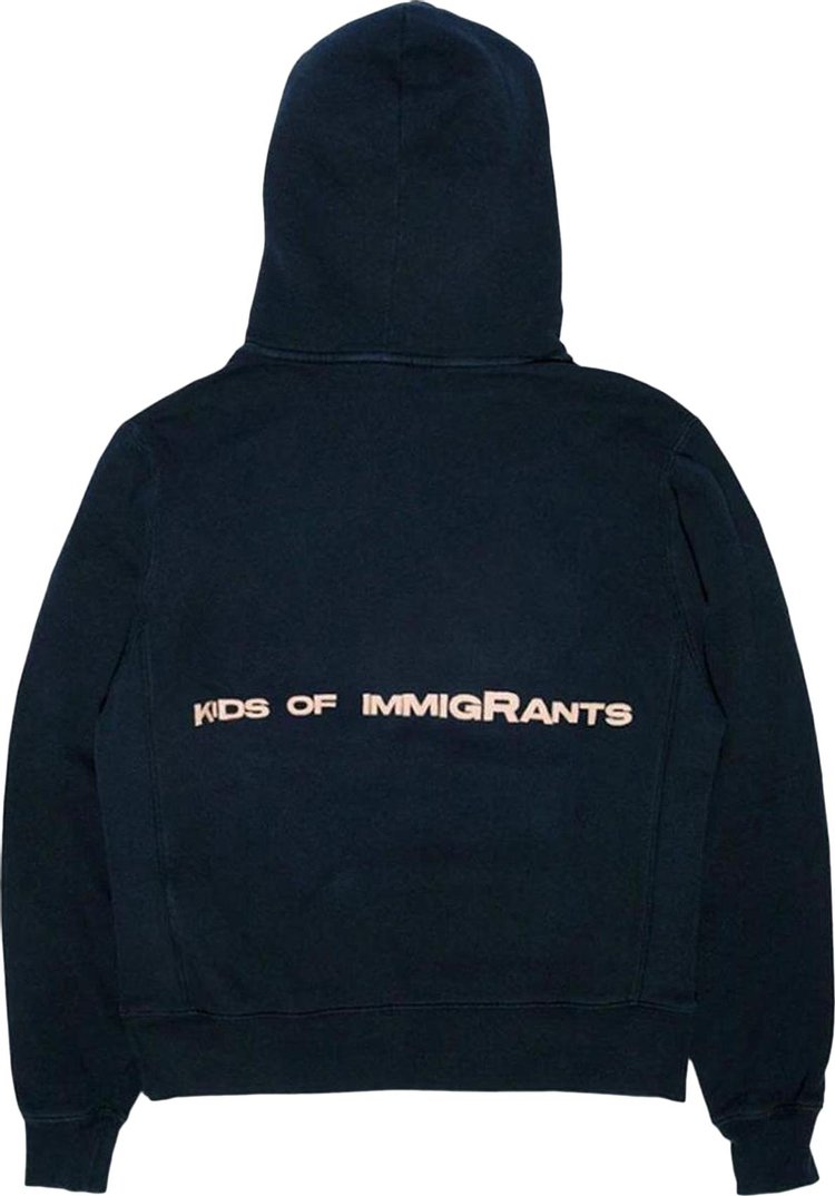 Kids of Immigrants Support Your Friend 40 Hoodie MulticolorNavy