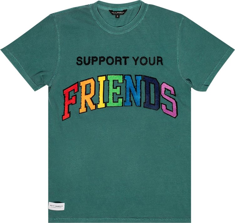 Kids of Immigrants Support Your Friends T-Shirt 'Teal/Multicolor'