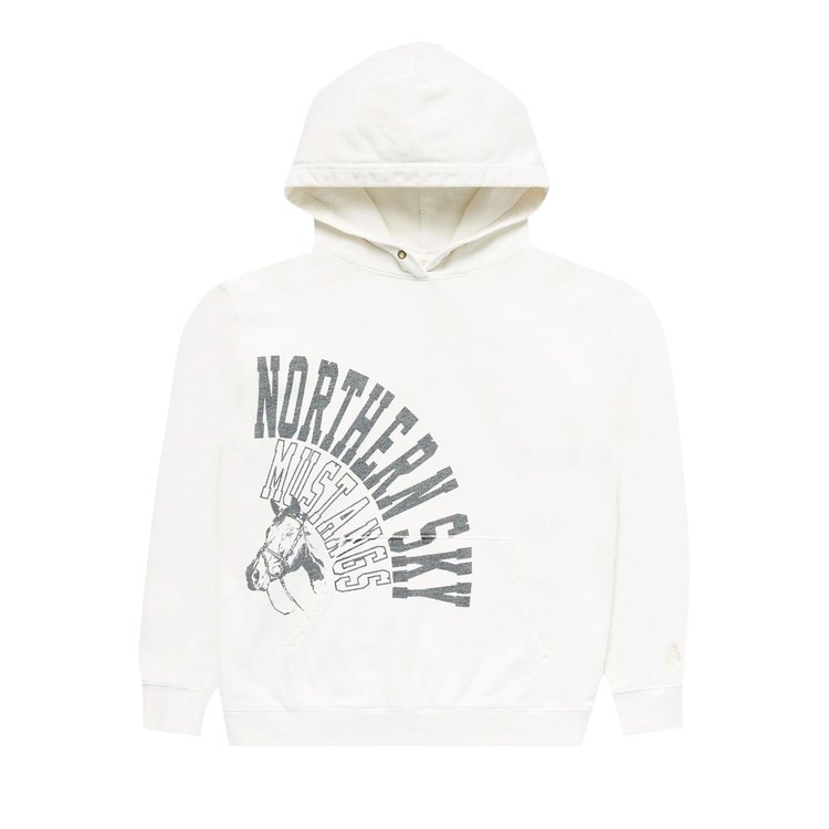 One Of These Days Mustang Hoodie 'White'