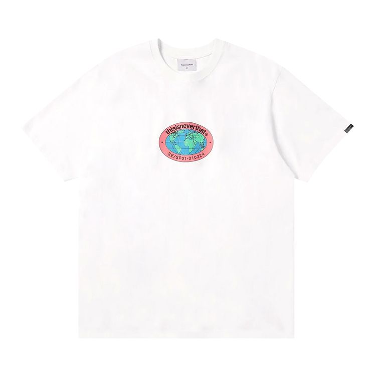 thisisneverthat Globe Short Sleeve Tee White