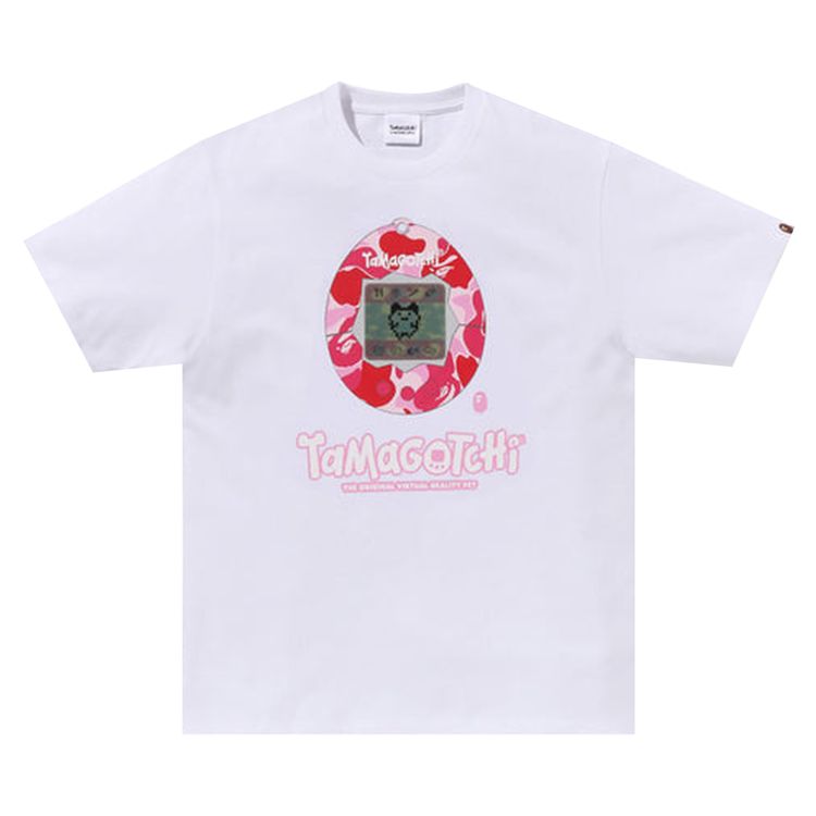 BAPE x Tamagotchi Tee 2 WhitePink