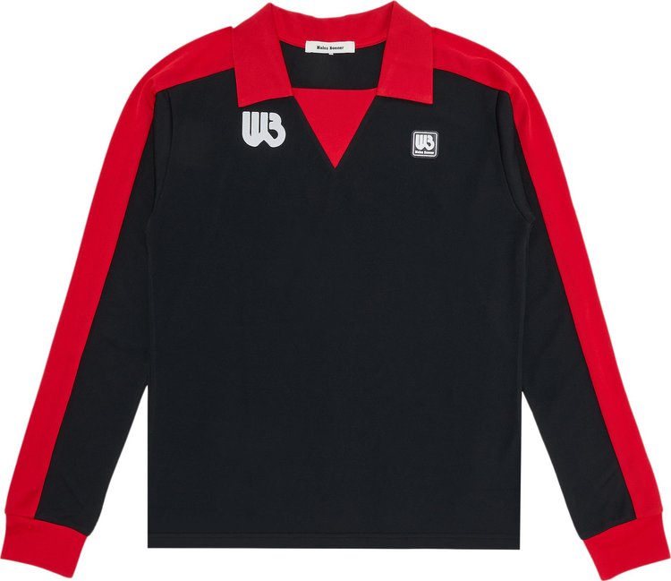 Wales Bonner Home Jersey Shirt 'Black/Red'