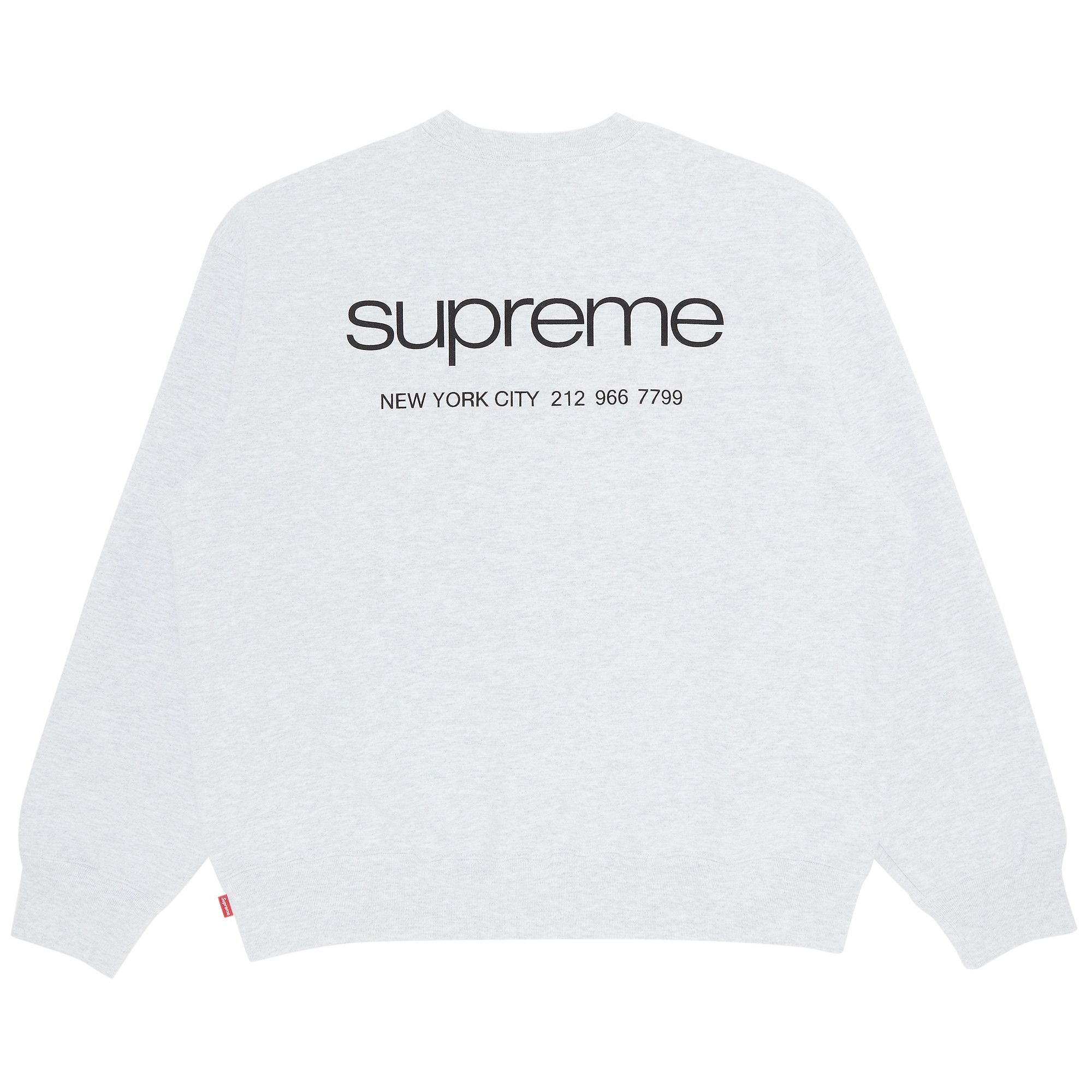 Supreme ash grey crewneck shop