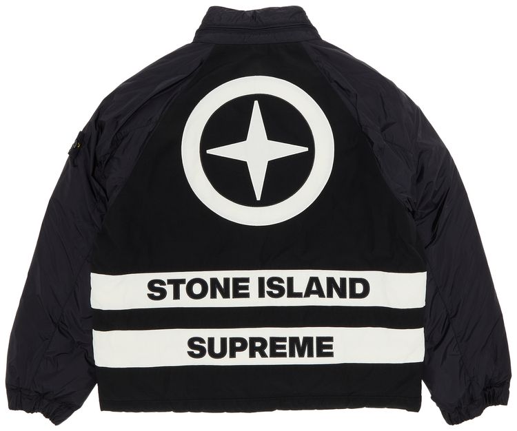 Supreme x Stone Island Reversible Down Puffer Jacket Black
