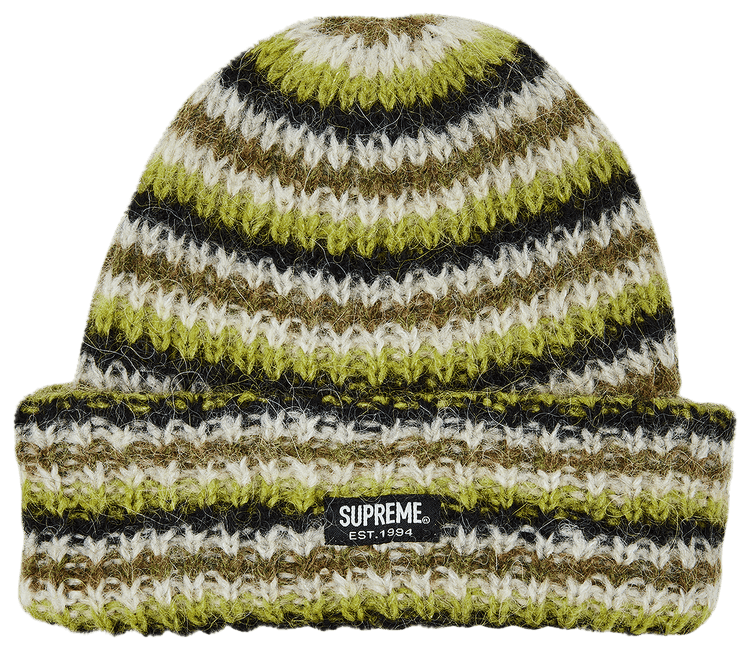Buy Supreme Loose Stripe Beanie 'Black' - FW23BN84 BLACK | GOAT
