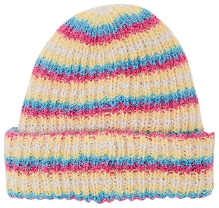Supreme Loose Stripe Beanie White