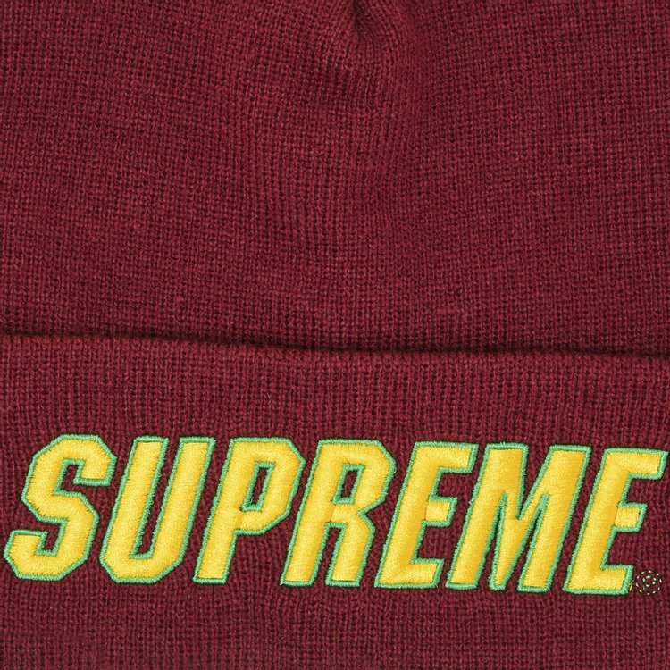 Supreme Slant Beanie Burgundy