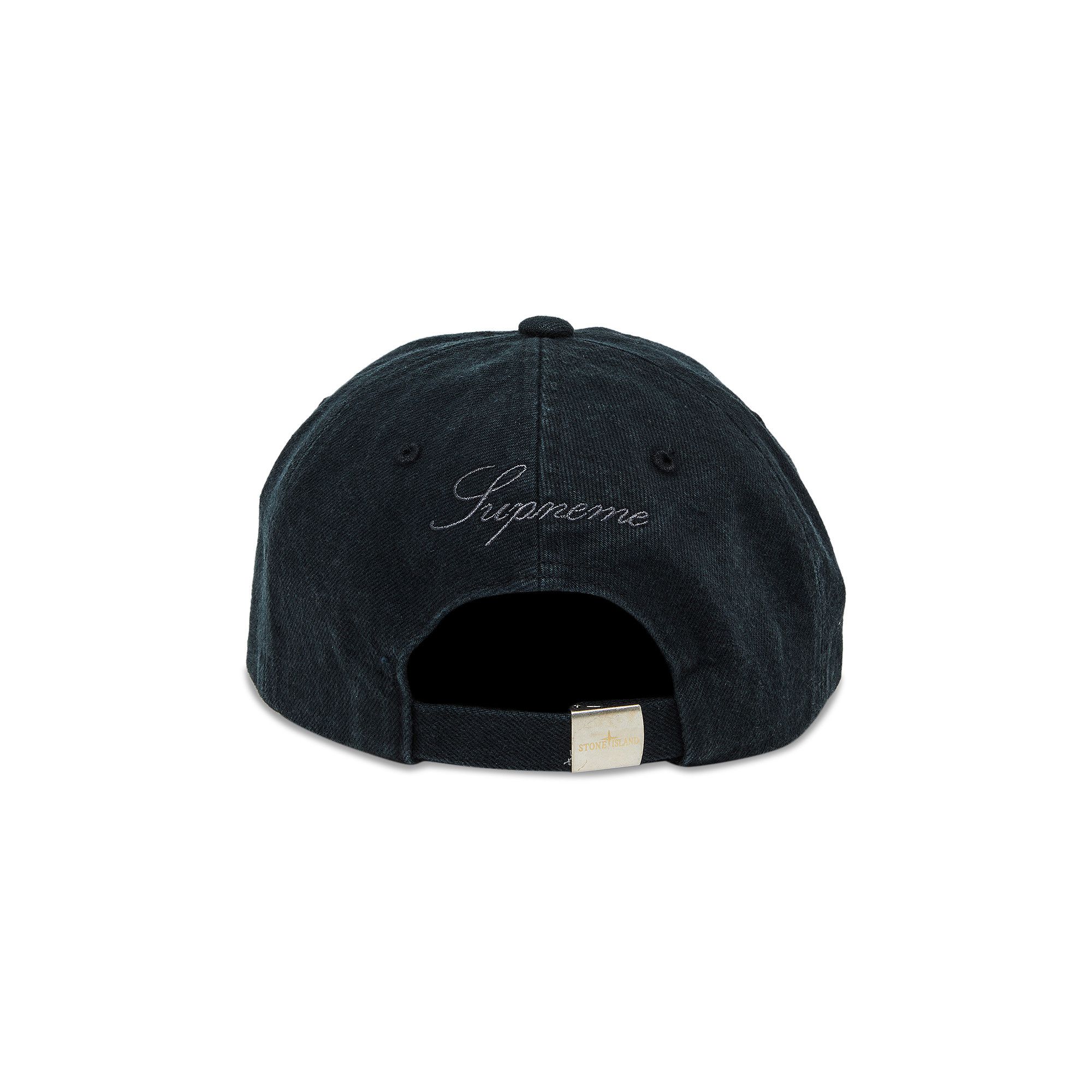 Buy Supreme x Stone Island Denim 6-Panel 'Black' - FW23H1 BLACK | GOAT