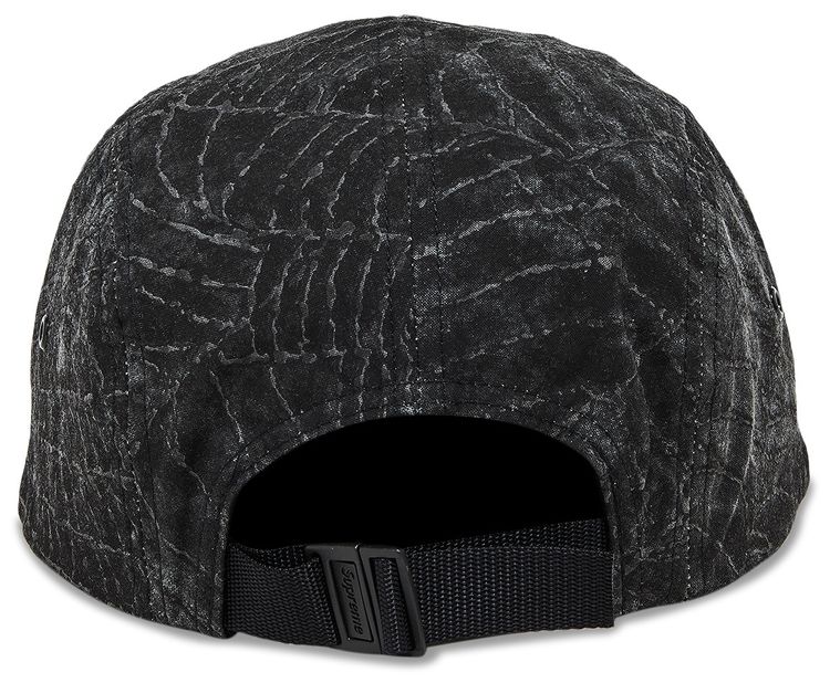 Supreme x Stone Island Camp Cap Black