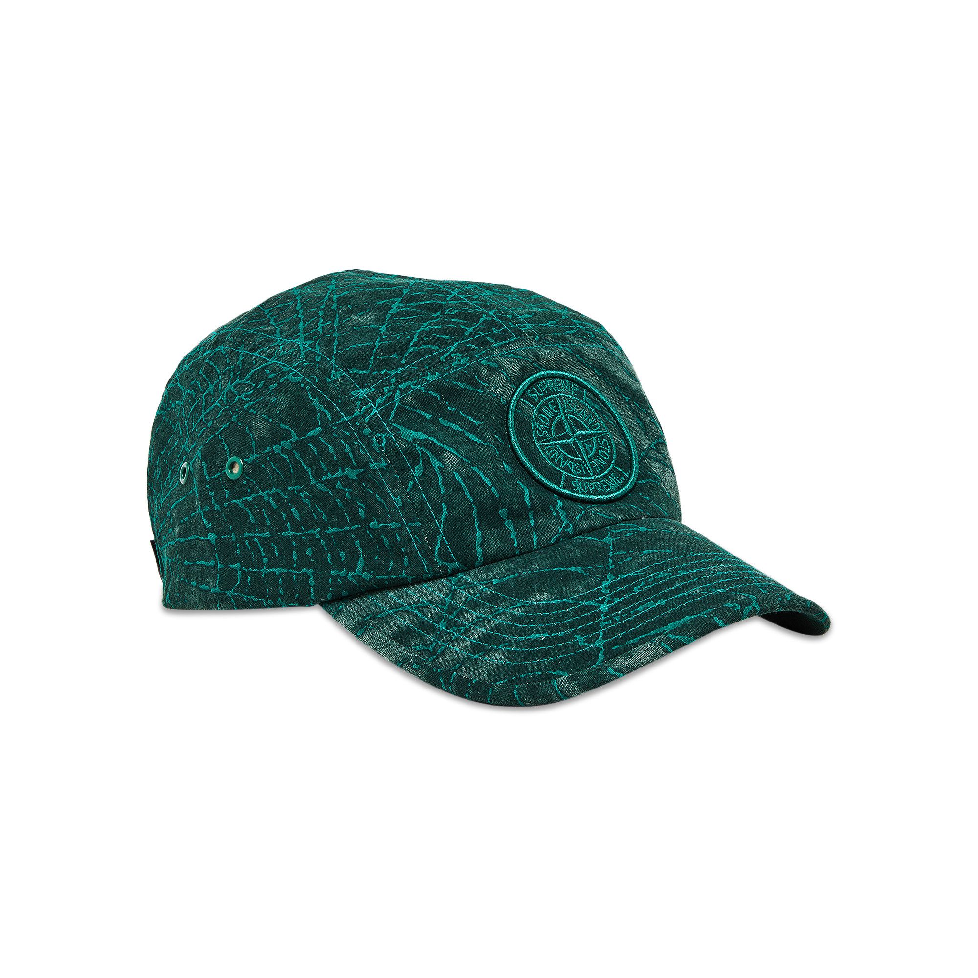 Buy Supreme x Stone Island Camp Cap 'Dark Green' - FW23H3 DARK GREEN | GOAT