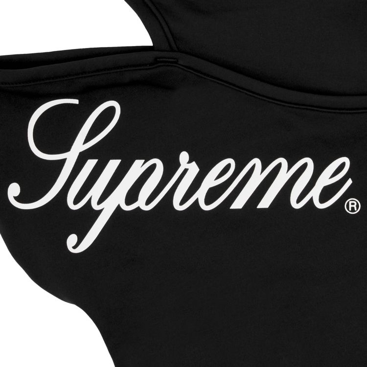Supreme Script Lightweight Balaclava Black