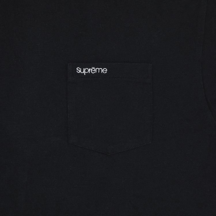 Supreme Short Sleeve Pocket Tee Black