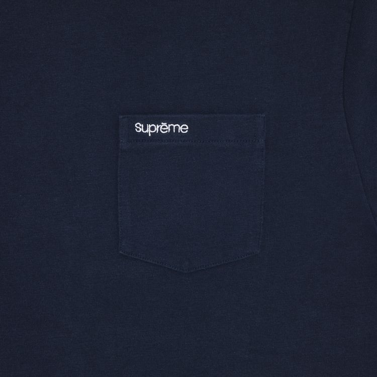 Supreme Short Sleeve Pocket Tee Navy