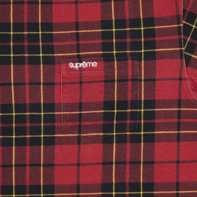 Supreme Short Sleeve Pocket Tee Plaid