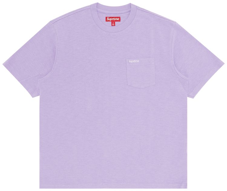 Supreme Short Sleeve Pocket Tee Violet