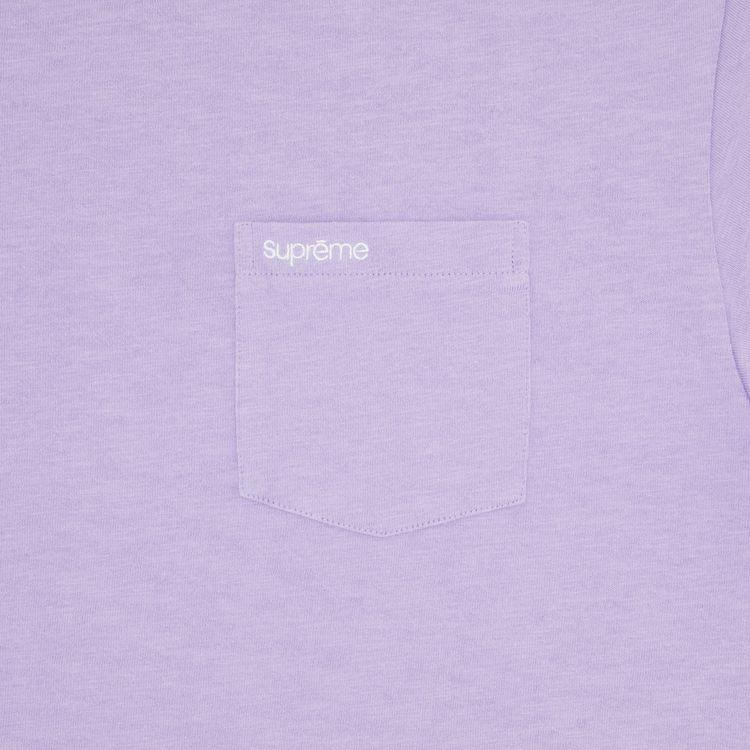 Supreme Short Sleeve Pocket Tee Violet