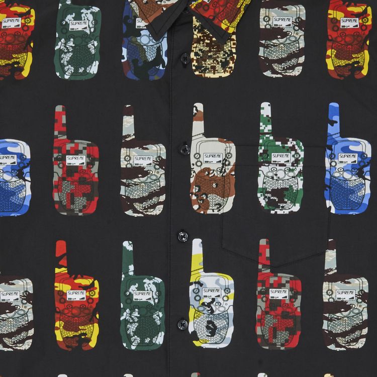 Supreme Walkie Talkie Shirt Black