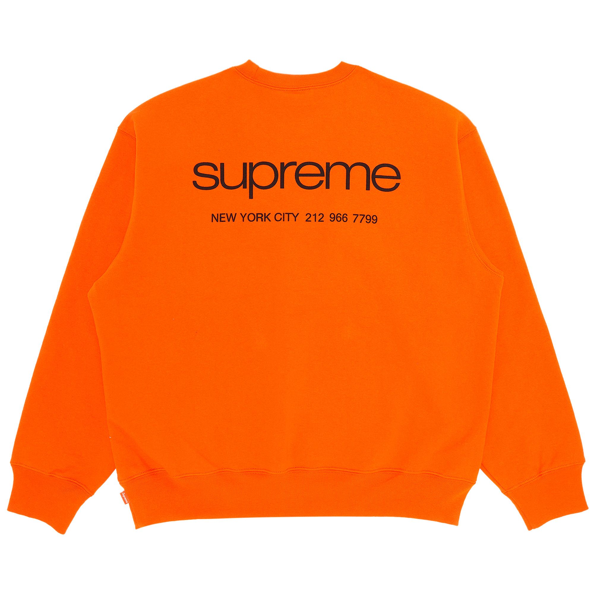 Orange supreme sweater hot sale