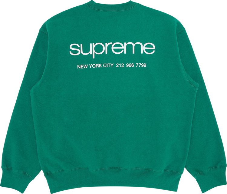 Supreme NYC Crewneck Light Pine