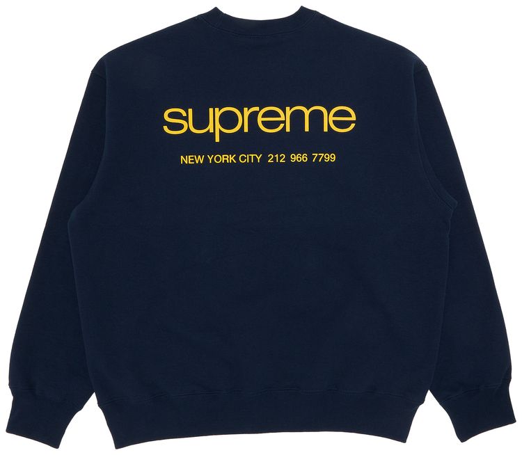 Supreme NYC Crewneck Navy