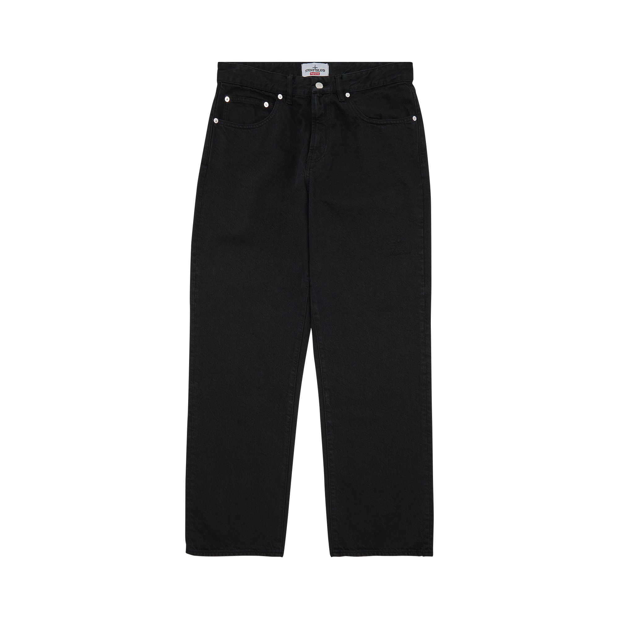 Buy Supreme x Stone Island 5-Pocket Jean 'Black' - FW23P2B BLACK