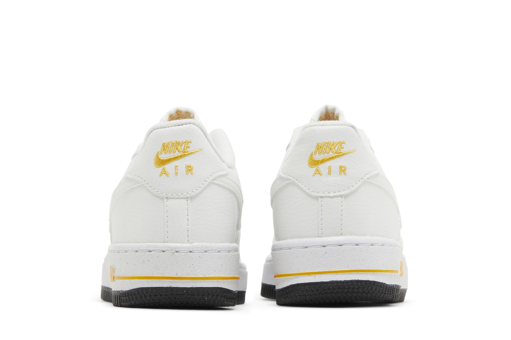 nike air force white with yellow tick