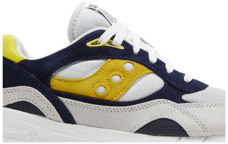 Saucony Shadow 6000 Grey Navy Yellow