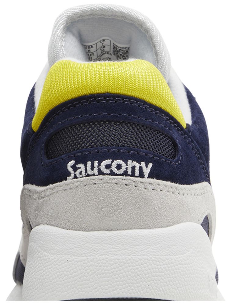 Saucony Shadow 6000 Grey Navy Yellow