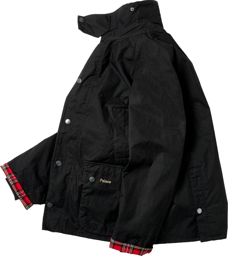 Barbour x Palace Bedale Wax Jacket Black