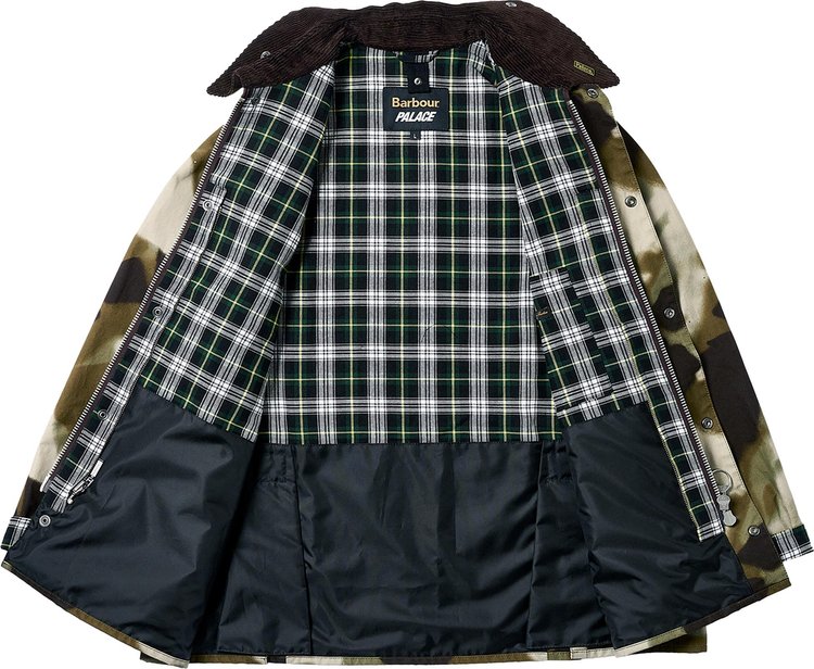 Barbour x Palace Bedale Wax Jacket Camo