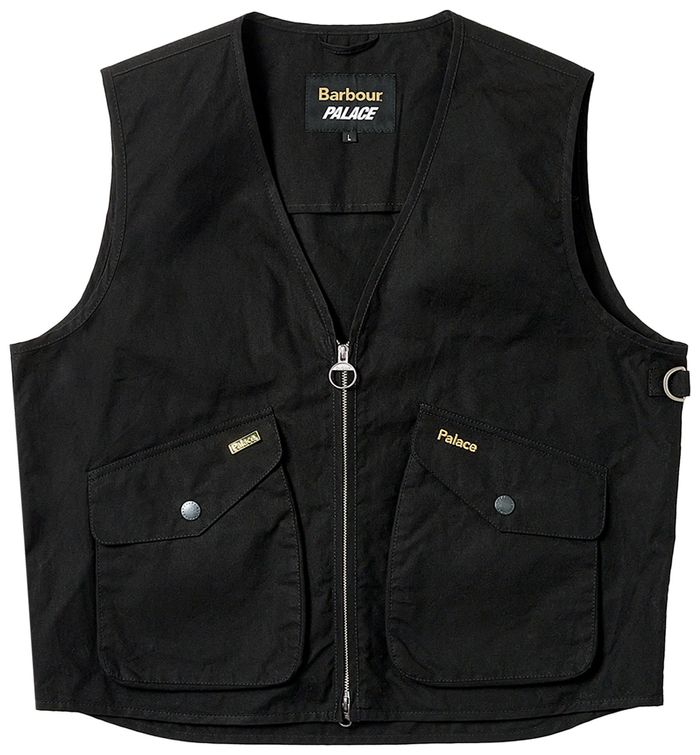 Buy Barbour x Palace Fly Fishin Vest 'Black' MGI0211BK11 GOAT