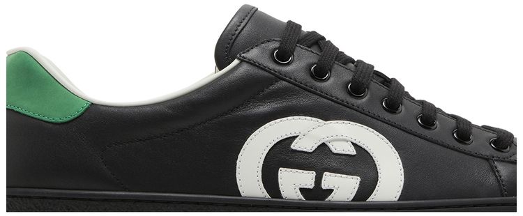 Gucci Ace Interlocking G   Black White