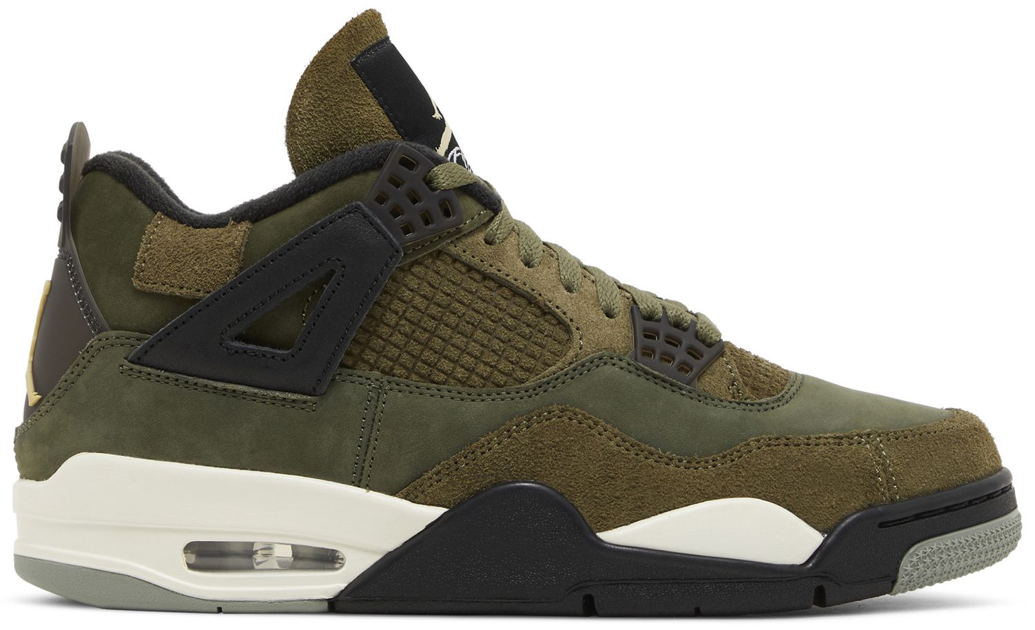jordan retro 4 olive green