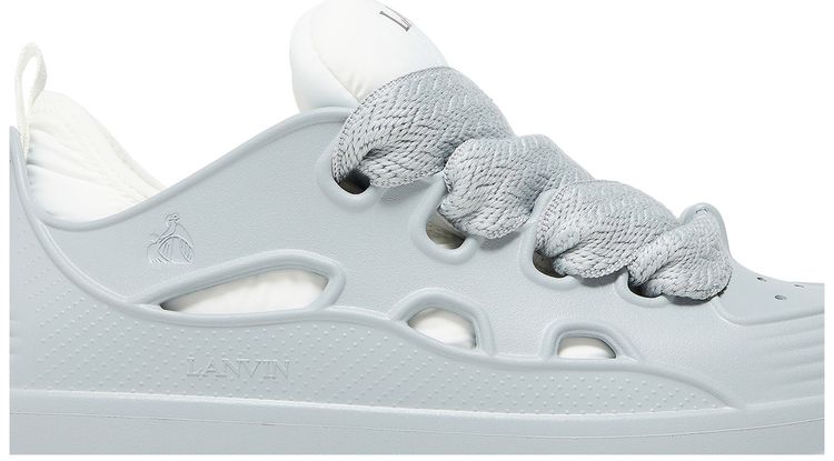 Lanvin Curb Block Molded EVA Pearl Grey
