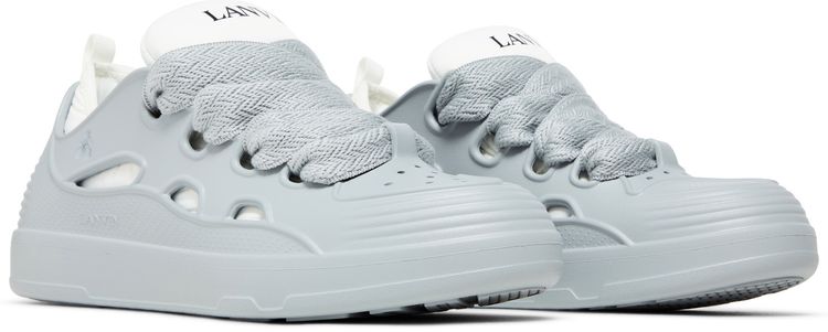 Lanvin Curb Block Molded EVA Pearl Grey